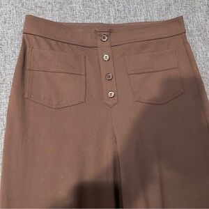 Halara women’s navy blue front and back patch pocket dress pants size large